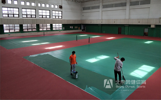 籃球場(chǎng)地面鋪裝的是什么材料