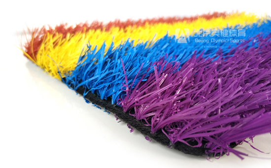 幼兒園操場(chǎng)彩虹跑道草皮