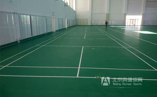 室內(nèi)荔枝紋pvc運(yùn)動地膠羽毛球場