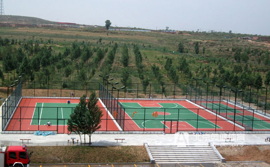 鄂爾多斯運動場圍網(wǎng)建設(shè)施工案例博源煤化工