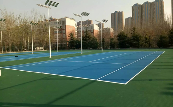 戶外塑膠網(wǎng)球場(chǎng)圖片