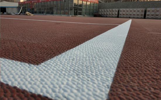 塑膠網球場劃線細節(jié)圖片