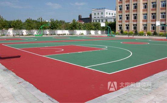 硅pu籃球場