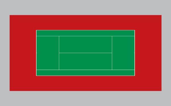 網(wǎng)球場平面圖