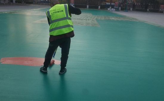 硅pu籃球場面層脫落是什么原因，補救措施有哪些