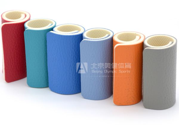 室內(nèi)荔枝紋pvc運(yùn)動地膠